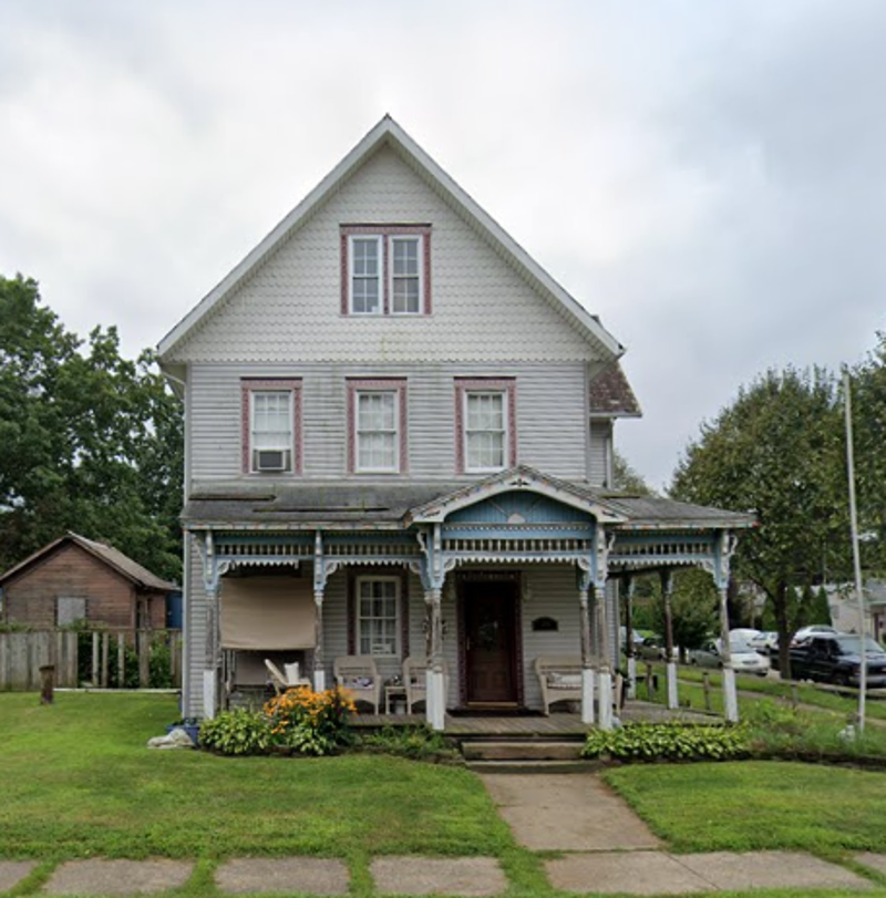 The Eberhart House on Front Street in New Philadelphia, 2019. (Source: google.com)