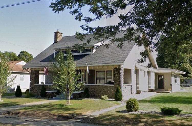 The Bowers Home on Tuscarawas Avenue, New Philadelphia as it appeared in 2012. (Source: google.com)